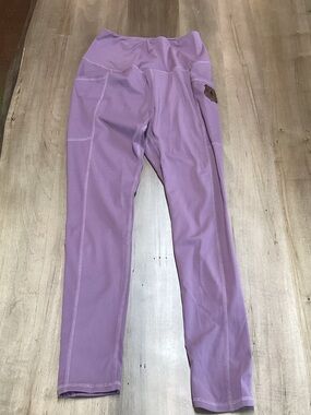 Girls' Lavender Performance Leggings with Pocket